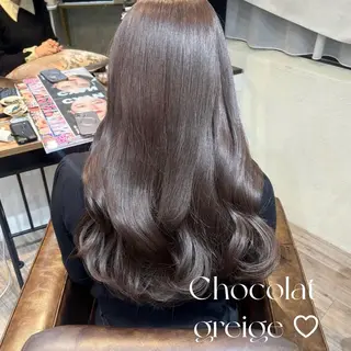 セミロング カラー Aoi 🎀 Ly hairのヘアスタイル