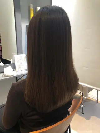 セミロング 銀座・有楽町 うえむーのヘアスタイル