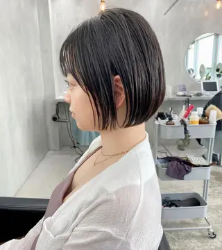 ショート カラー 👑ボブはお任せ ミヤノ👑のヘアスタイル