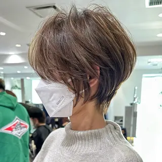 ショート ✨大人ショート専門 カットモデル/銀座のヘアスタイル