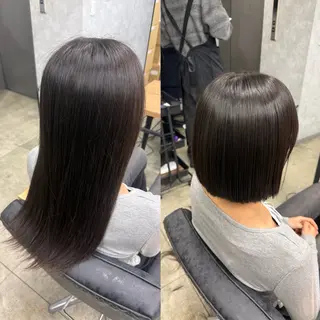 ショート 美髪矯正🪽／新宿／ ゆうみ🦋のヘアスタイル