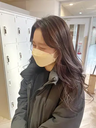 セミロング カラー 美髪/透明感カラー reikoのヘアスタイル