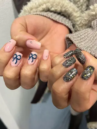 ネイル mikoto 🎀 艶々美フォルムのネイルデザイン