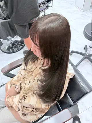 ロング 🦋ハイトーン🦋 石山 希理🦋のヘアスタイル