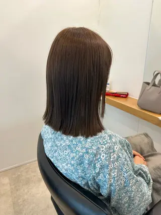 ミディアム カラー レイヤー/ナチュラル 💐nao.のヘアスタイル