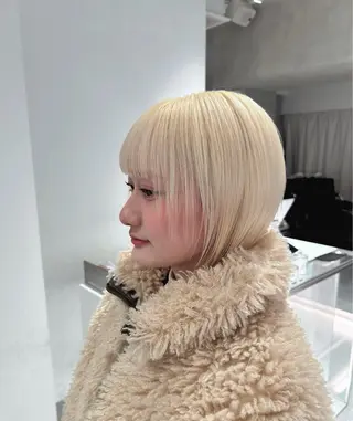 ショート 🪞透け感&韓国ヘア 🪞honokaのヘアスタイル