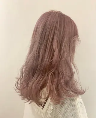セミロング カラー ヘアアレンジ 憧れの艶ハイトーンへ 🌙サイダサキのヘアスタイル