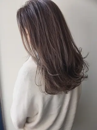 セミロング peige 斉藤✨大人ヘアー✨のヘアスタイル