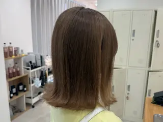 ミディアム カラー ボブ迷子卒業/トレン ドボブ/あすか🐯のヘアスタイル