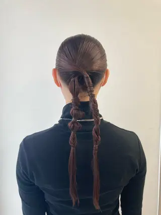 ロング ヘアアレンジ レイヤー MINX伊藤なず菜のヘアスタイル