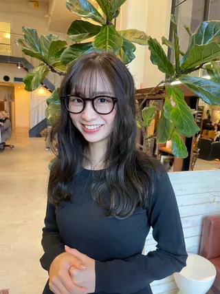 ロング miyabu momokaのマツエク・マツパデザイン