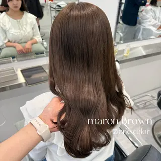 セミロング カラー ParveMix￤ 大賀さつき🍨🤍のヘアスタイル