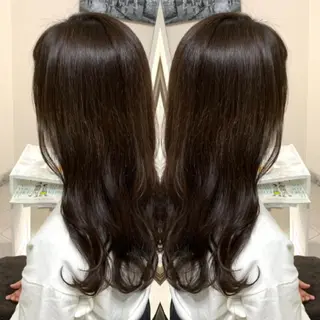 ロング カラー ヘアアレンジ See by merのマツエク・マツパデザイン