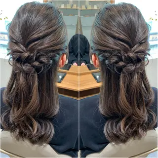 セミロング 韓国hair🦋 Nanaのヘアスタイル