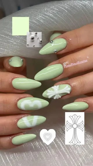 ネイル HandSnail 座間ネイルサロンのネイルデザイン