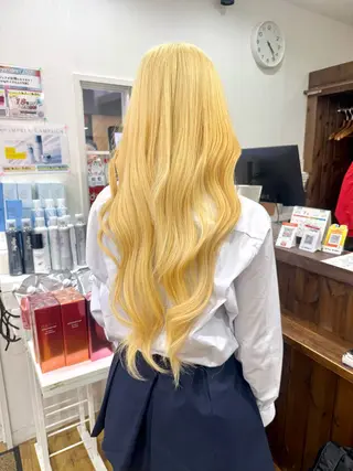 ロング カラー ヘアアレンジ 💖ダブルカラー/ ヘアセット/晴香💖のヘアスタイル