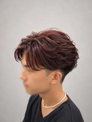 ショート パーマ メンズ 🖤Ayumi🖤 メンズ特化❤️‍🔥のヘアスタイル