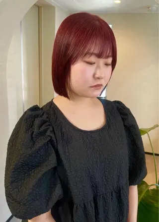 ミディアム 《Une》 hinariのヘアスタイル