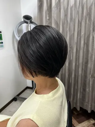 ショート 髪質改善/マツパ 垢抜け透明カラー衣笠のヘアスタイル