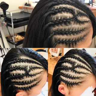 ✨コーンロウ✨ 本田さゃかのヘアスタイル