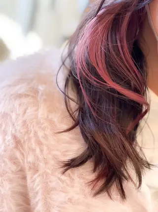 ミディアム 加藤 彩のヘアスタイル