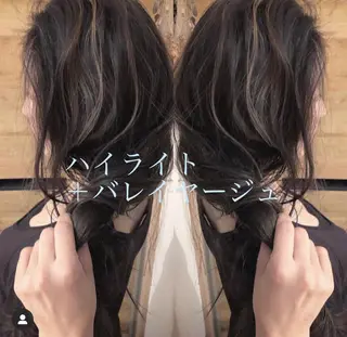 ロング カラー テトネ タカシのヘアスタイル