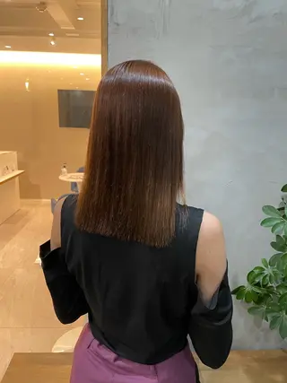 セミロング la fith hinaのヘアスタイル