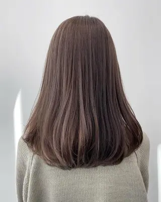 セミロング カラー ヘアアレンジ 【公式】amble luxe池袋東口🩷のヘアスタイル