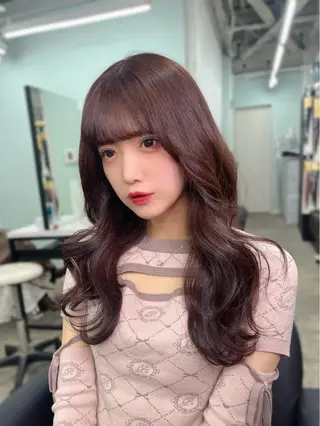 ロング カラー 艶髪ハイトーン💎 Rukumoのヘアスタイル