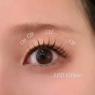 マツエク・マツパ yeon|烏丸御池 まつ毛・眉毛専門店のマツエク・マツパデザイン
