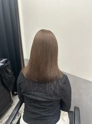 セミロング カラー ヘアアレンジ 美髪透明感特化| なおき|池袋美容師のヘアスタイル