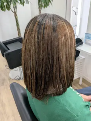 ミディアム 【リピーター続出】 ENONN+　エノンのヘアスタイル