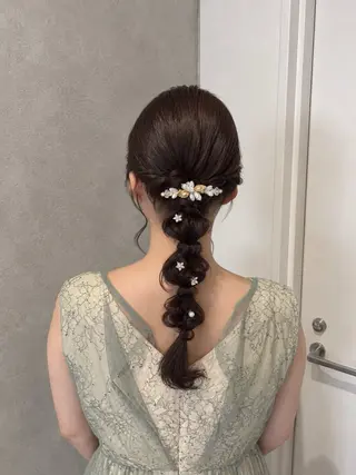 セミロング ヘアアレンジ 🍒みしろ ほたる🍒のヘアスタイル