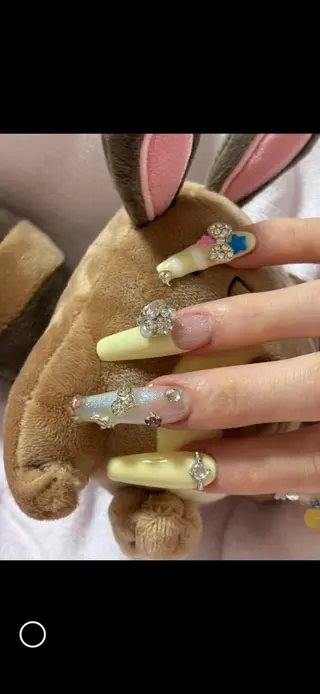 ネイル モデル様募集中ㅤ❤︎ YUI 𝄞𝄢°のネイルデザイン
