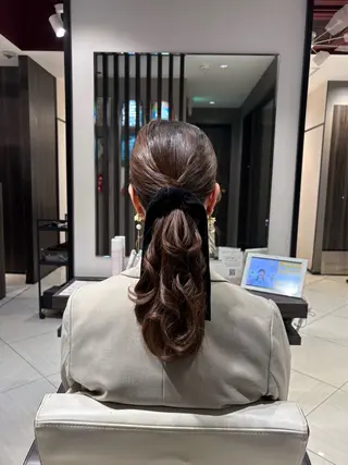 ヘアアレンジ 誰もが憧れる艶髪✨ /アレンジヘア🎀のヘアスタイル
