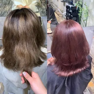 カラー 🦋Lond🦋 manakaのヘアスタイル