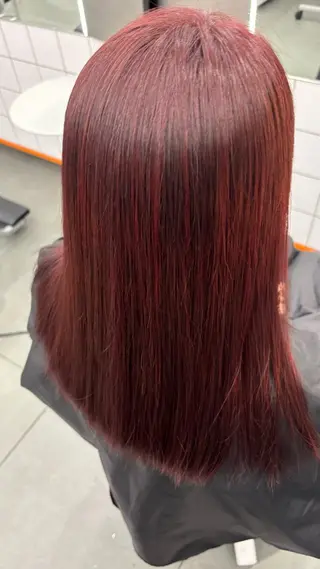セミロング 阿部 来央のヘアスタイル