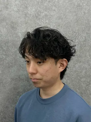 ショート 🔥フェザーパーマ 特化🔥勇斗のヘアスタイル