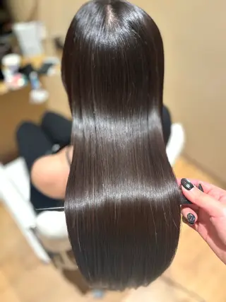 ロング 中島愛佳🐥⸒⸒ 縮毛矯正/艶髪カラーのヘアスタイル