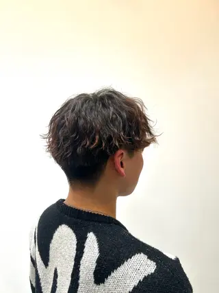 ショート メンズ Ryujiハイトーン /デザインカラーのヘアスタイル