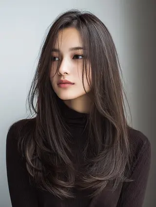 セミロング 艶髪診断で絶対綺麗✨ お悩み解決✨京谷宥✨のヘアスタイル
