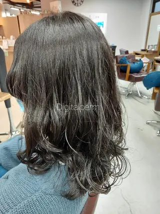 セミロング パーマ ROSSO 春日部店のヘアスタイル