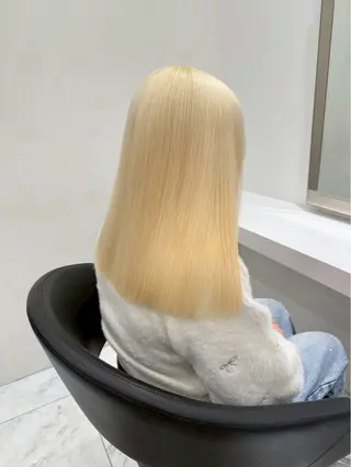 ロング カラー ハイトーンカラー💞 くるみ🎀のヘアスタイル