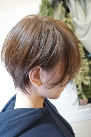 ショート カラー ショート/レイヤー/ 髪質改善【きち】のヘアスタイル