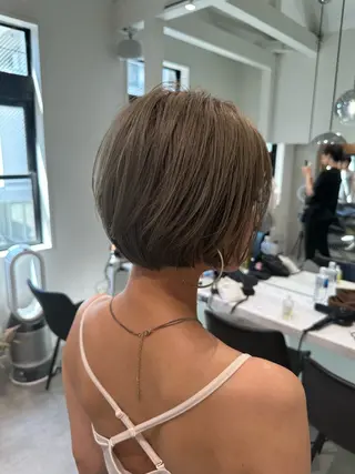 ショート 縮毛矯正/レイヤー taiga🧡のヘアスタイル