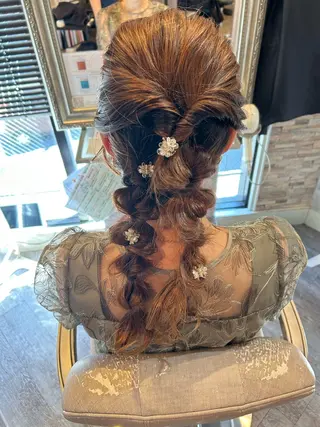 ヘアアレンジ ヤマダ タケトのヘアスタイル