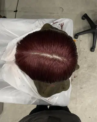 ミディアム カラー 吉田一輝 外国人パーマのヘアスタイル