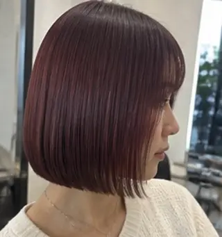 ショート カラー 大竹 椿咲のヘアスタイル