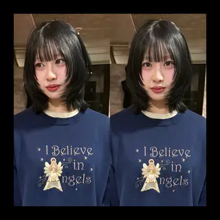 ミディアム カラー mai / linoah˚✧のヘアスタイル