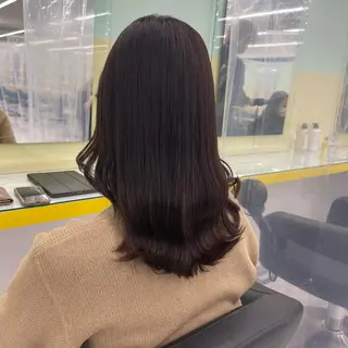 セミロング カラー ヘアアレンジ 【透明感×レイヤー】 🍃RIKU🍃のヘアスタイル